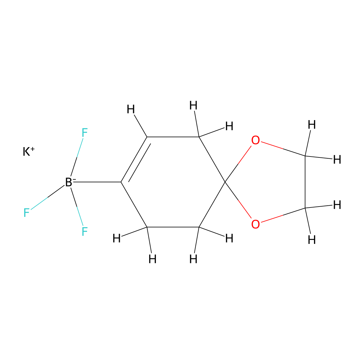Potassium 1,4-dioxaspiro[4.5]dec-7-en-8-yltrifluoroborate molecular structure, CAS 1580472-97-4