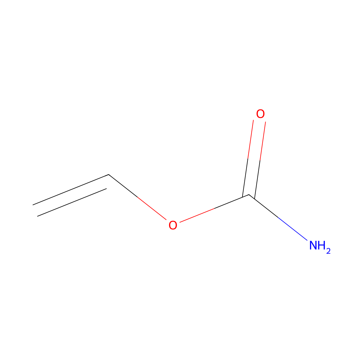 Vinyl Carbamate molecular structure, CAS 15805-73-9