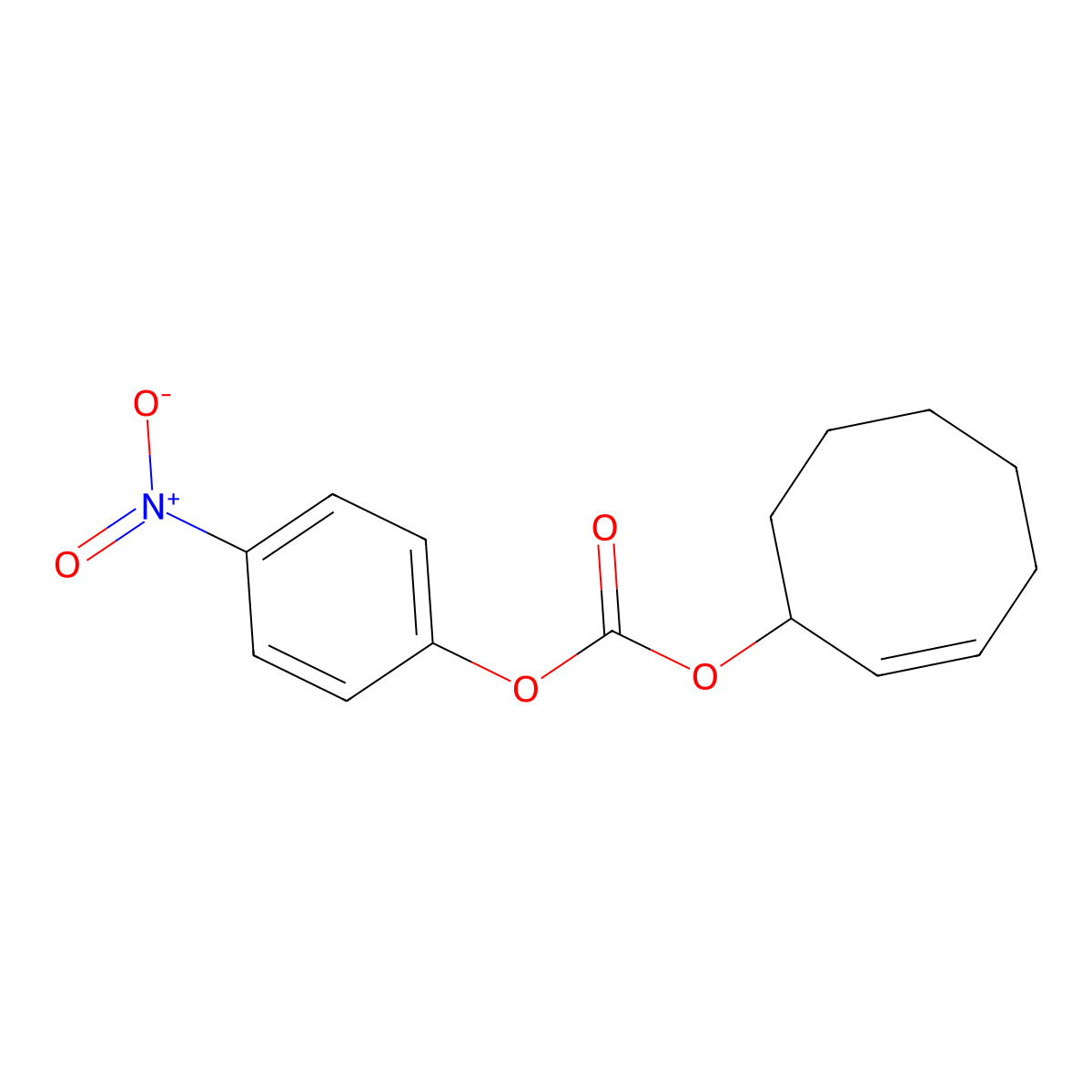 (2E)-TCO-PNB ester molecular structure, CAS 1580501-97-8