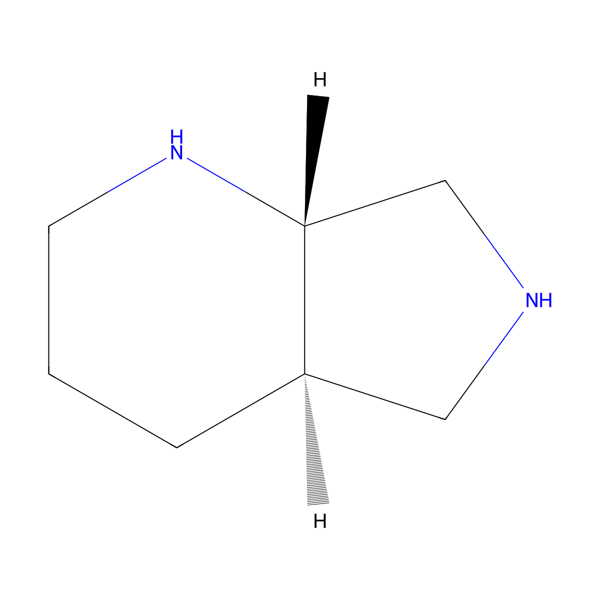 trans-Octahydro-1H-pyrrolo[3,4-b]pyridine molecular structure, CAS 158060-81-2