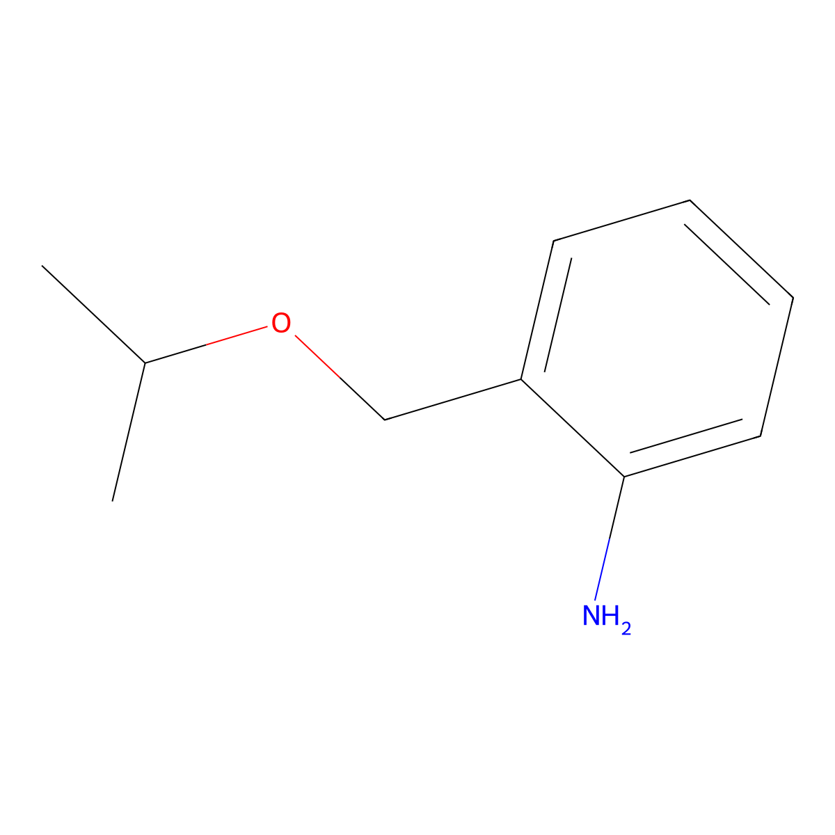 2-[(Propan-2-yloxy)methyl]aniline molecular structure, CAS 158091-33-9