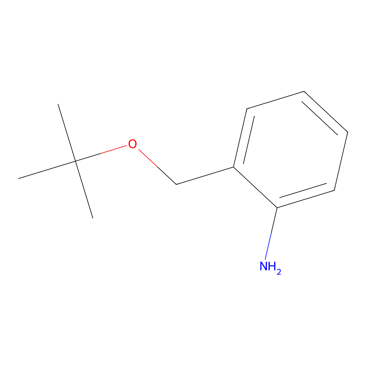 2-[(Tert-butoxy)methyl]aniline molecular structure, CAS 158091-34-0