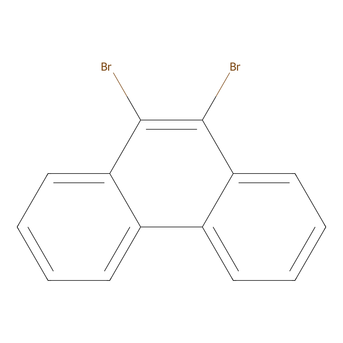 9,10-Dibromophenanthrene molecular structure, CAS 15810-15-8