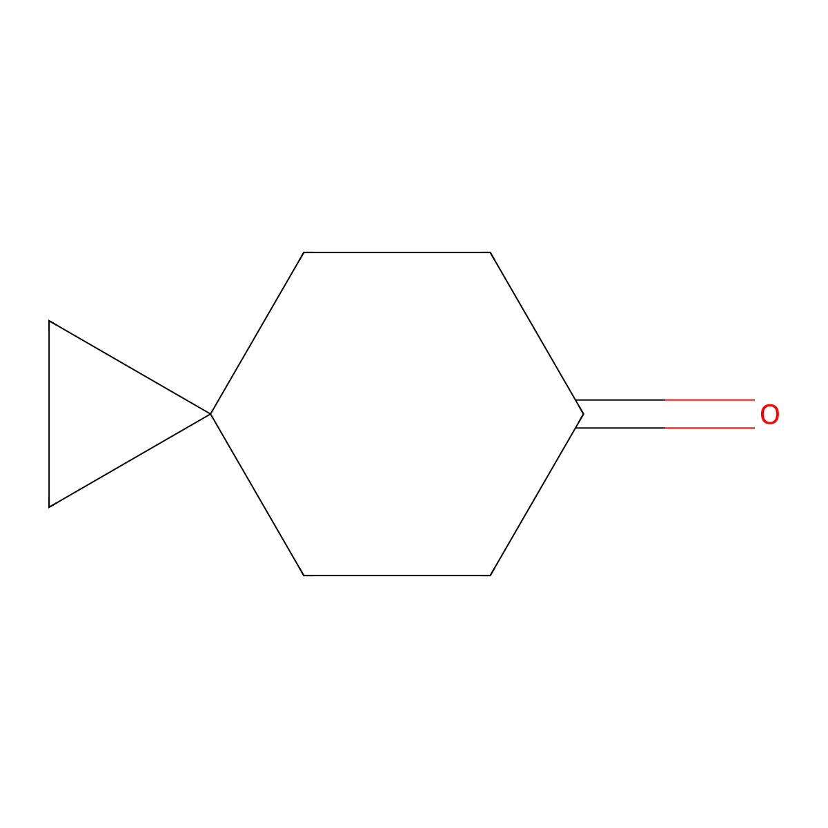 Spiro-[2.5]octan-6-one molecular structure, CAS 15811-21-9