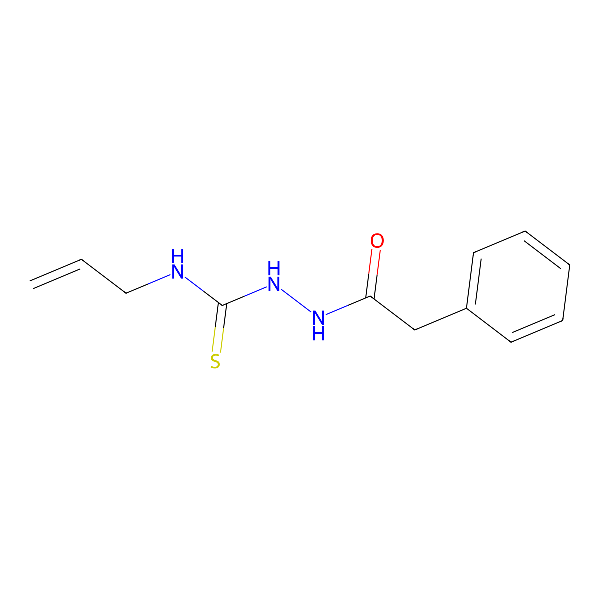 N-allyl-2-(phenylacetyl)hydrazinecarbothioamide molecular structure, CAS 15814-11-6
