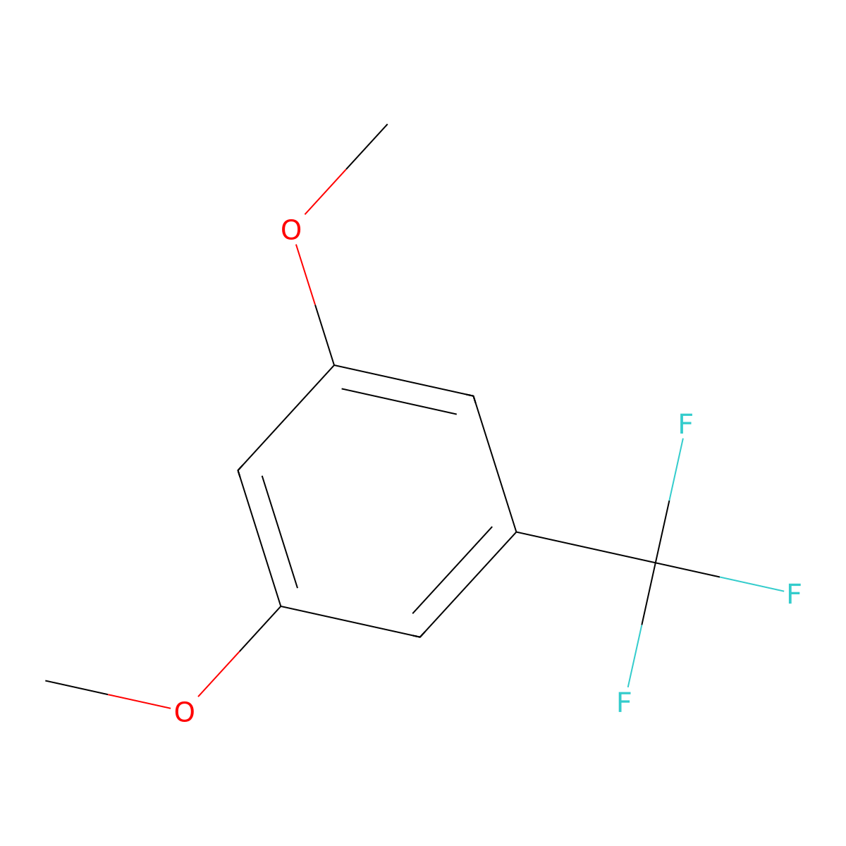 1,3-Dimethoxy-5-(trifluoromethyl)benzene molecular structure, CAS 158152-56-8