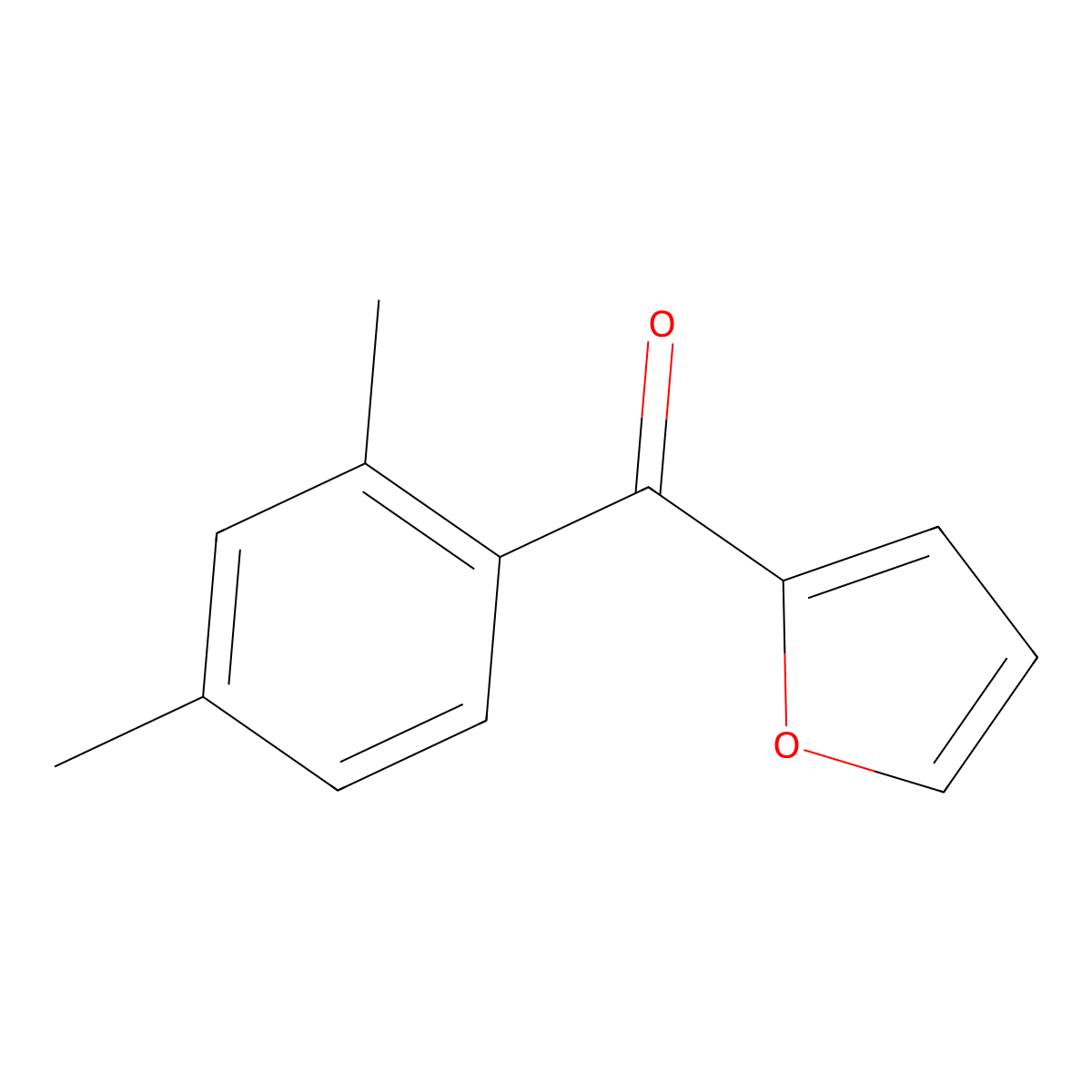 2-(2,4-Dimethylbenzoyl)furan molecular structure, CAS 15817-48-8