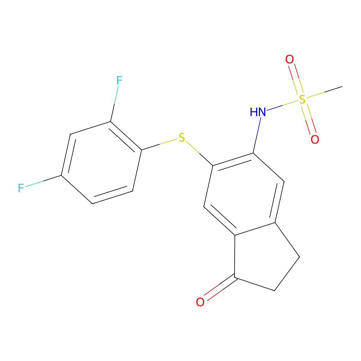 L 745337 molecular structure, CAS 158205-05-1