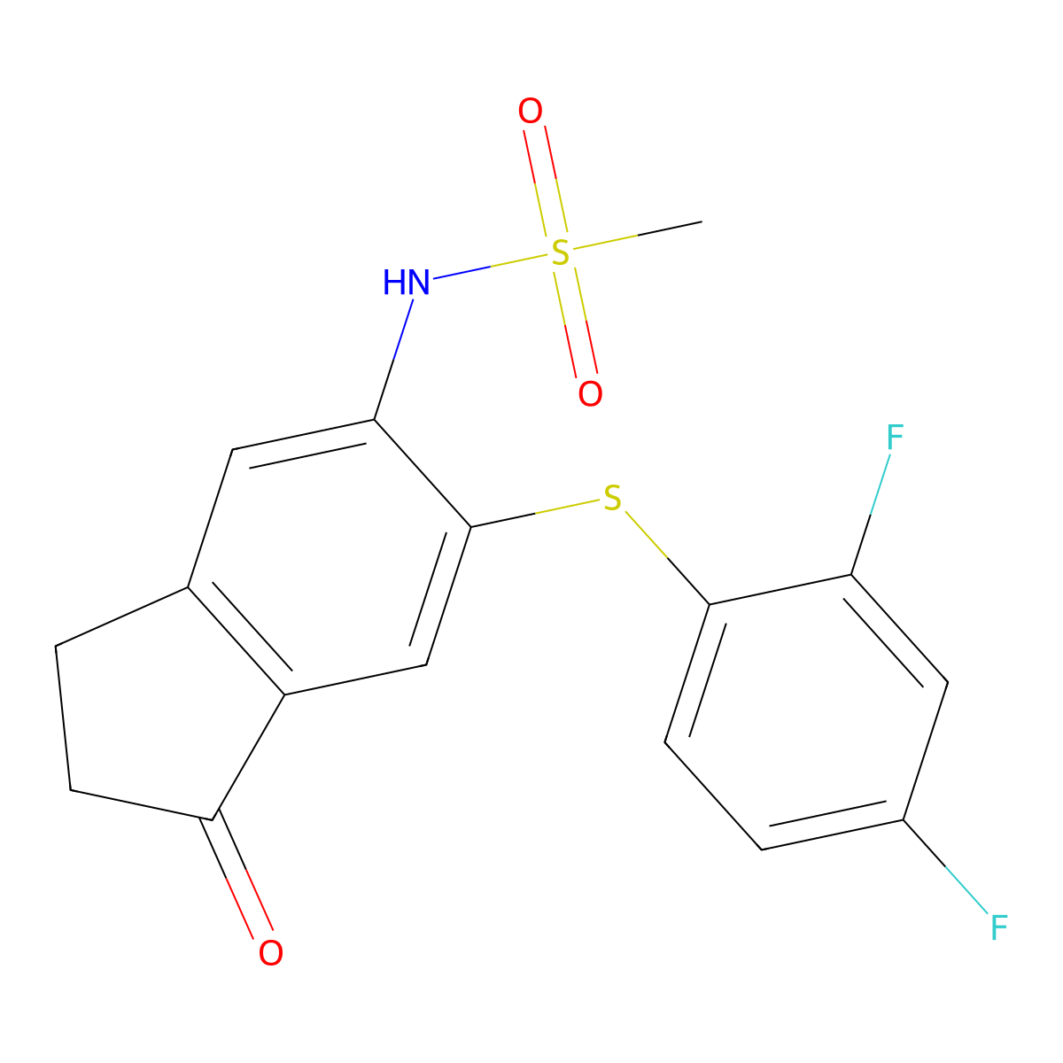 L 745337 molecular structure, CAS 158205-05-1