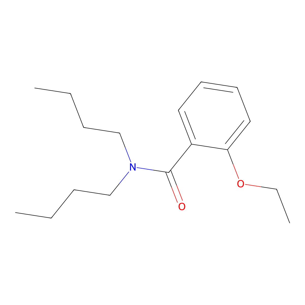 N,N-dibutyl-2-ethoxybenzamide molecular structure, CAS 15823-54-8