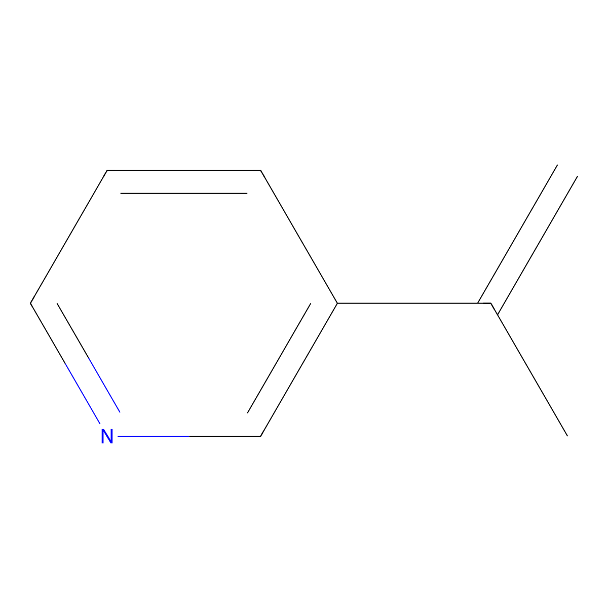 3-(Prop-1-en-2-yl)pyridine molecular structure, CAS 15825-89-5