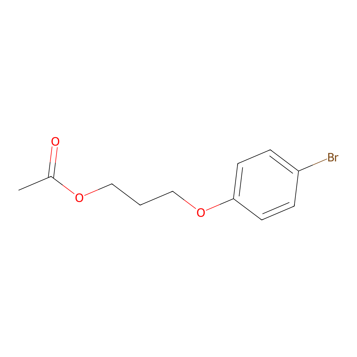 3-(4-Bromophenoxy)propyl acetate molecular structure, CAS 1582770-05-5