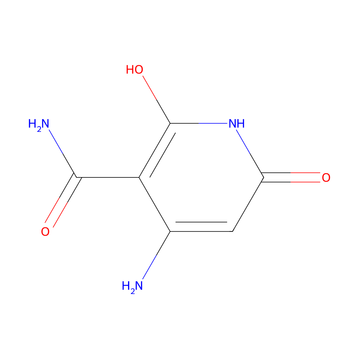 4-amino-1,2-dihydro-6-hydroxy-2-oxo-3-Pyridinecarboxamide molecular structure, CAS 15828-09-8