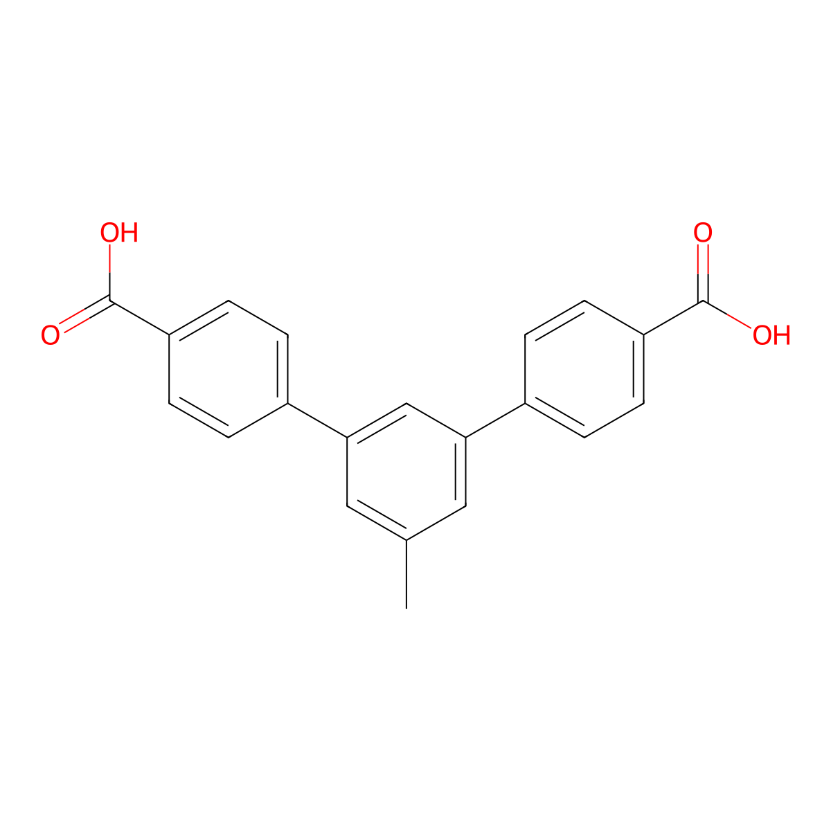 5'-Methyl-[1,1':3',1''-terphenyl]-4,4''-dicarboxylic acid molecular structure, CAS 1582811-97-9