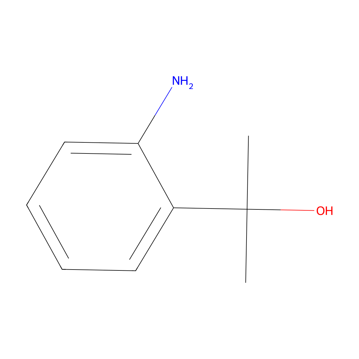 2-(2-Aminophenyl)propan-2-ol molecular structure, CAS 15833-00-8