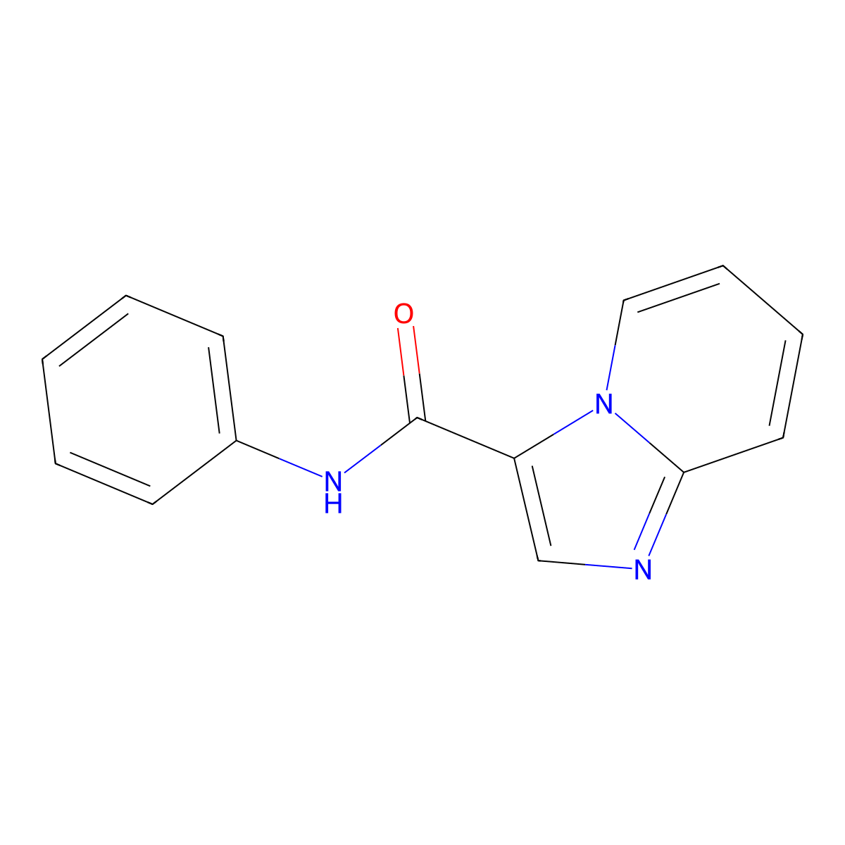 N-Phenylimidazo[1,2-a]pyridine-3-carboxamide molecular structure, CAS 15833-22-4