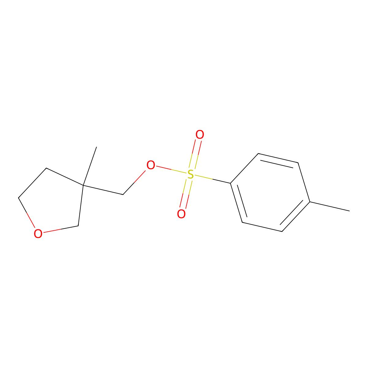 (3-Methyloxolan-3-yl)methyl 4-methylbenzene-1-sulfonate molecular structure, CAS 15833-66-6