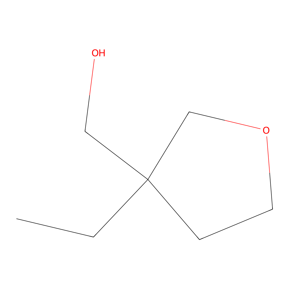 (3-Ethyloxolan-3-yl)methanol molecular structure, CAS 15833-67-7