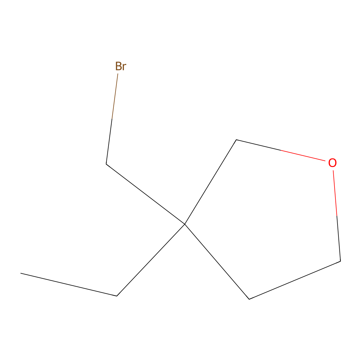 3-(Bromomethyl)-3-ethyloxolane molecular structure, CAS 15833-73-5