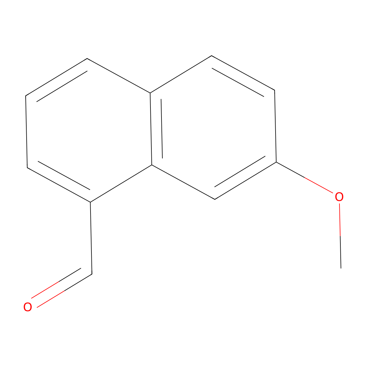7-Methoxy-1-naphthaldehyde molecular structure, CAS 158365-55-0