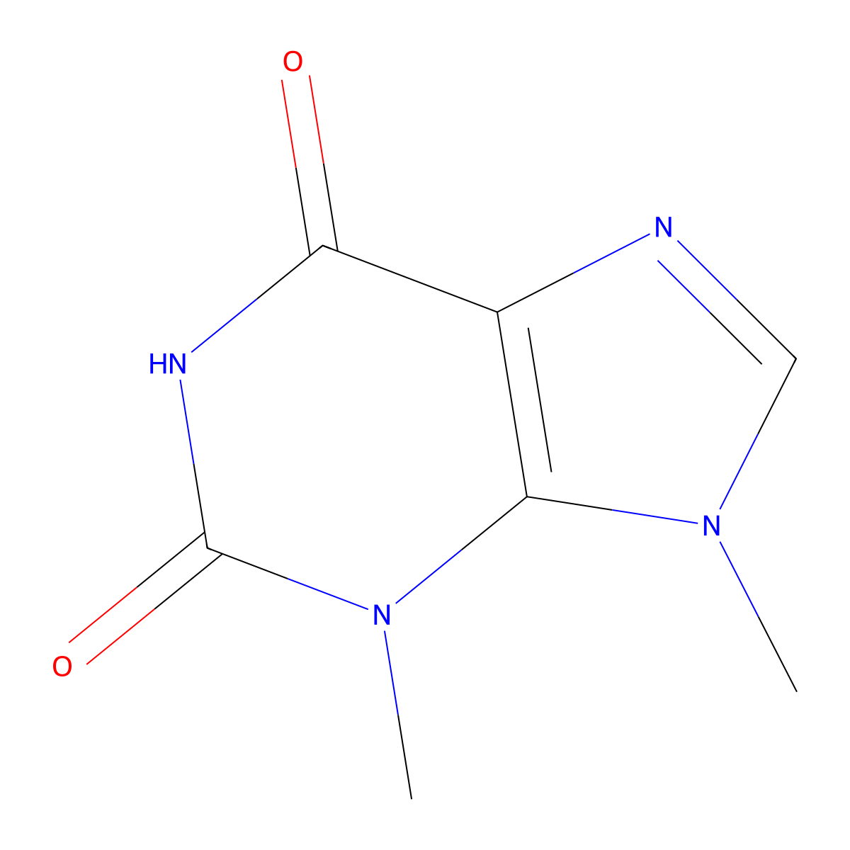 3,9-Dihydro-3,9-dimethyl-1H-purine-2,6-dione molecular structure, CAS 15837-08-8