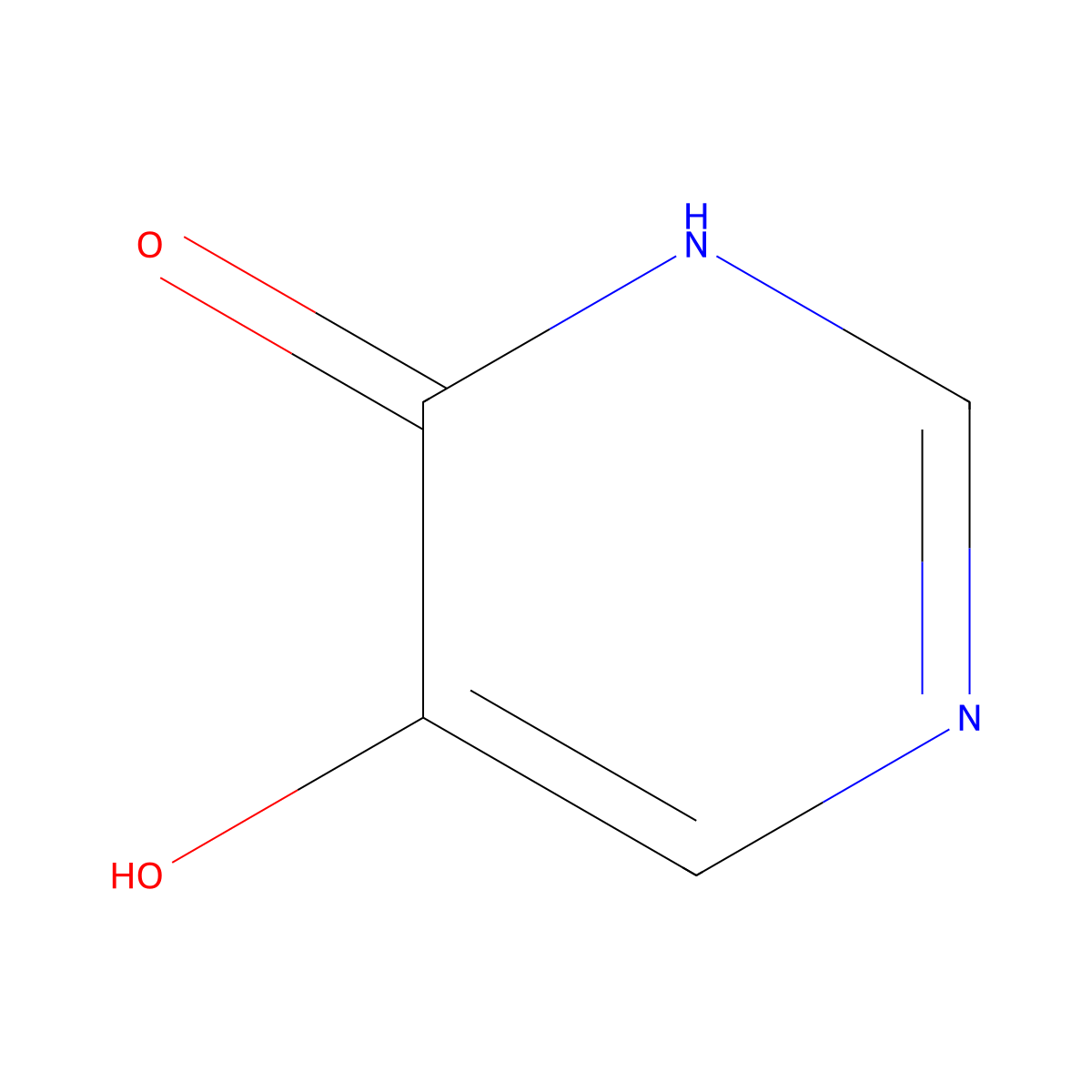 5-Hydroxypyrimidin-4(3H)-one molecular structure, CAS 15837-41-9