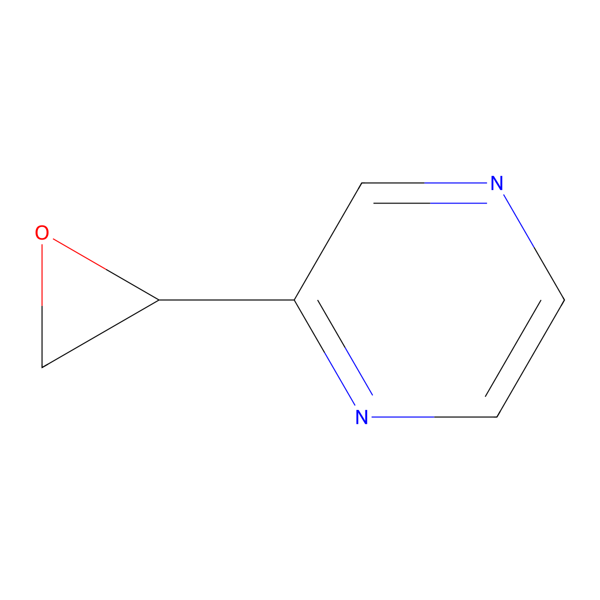 2-(Oxiran-2-yl)pyrazine molecular structure, CAS 158397-58-1