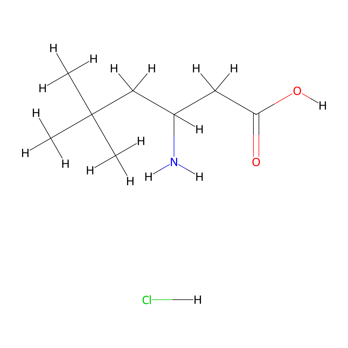 3-Amino-5,5-dimethylhexanoic acid hydrochloride molecular structure, CAS 158414-70-1