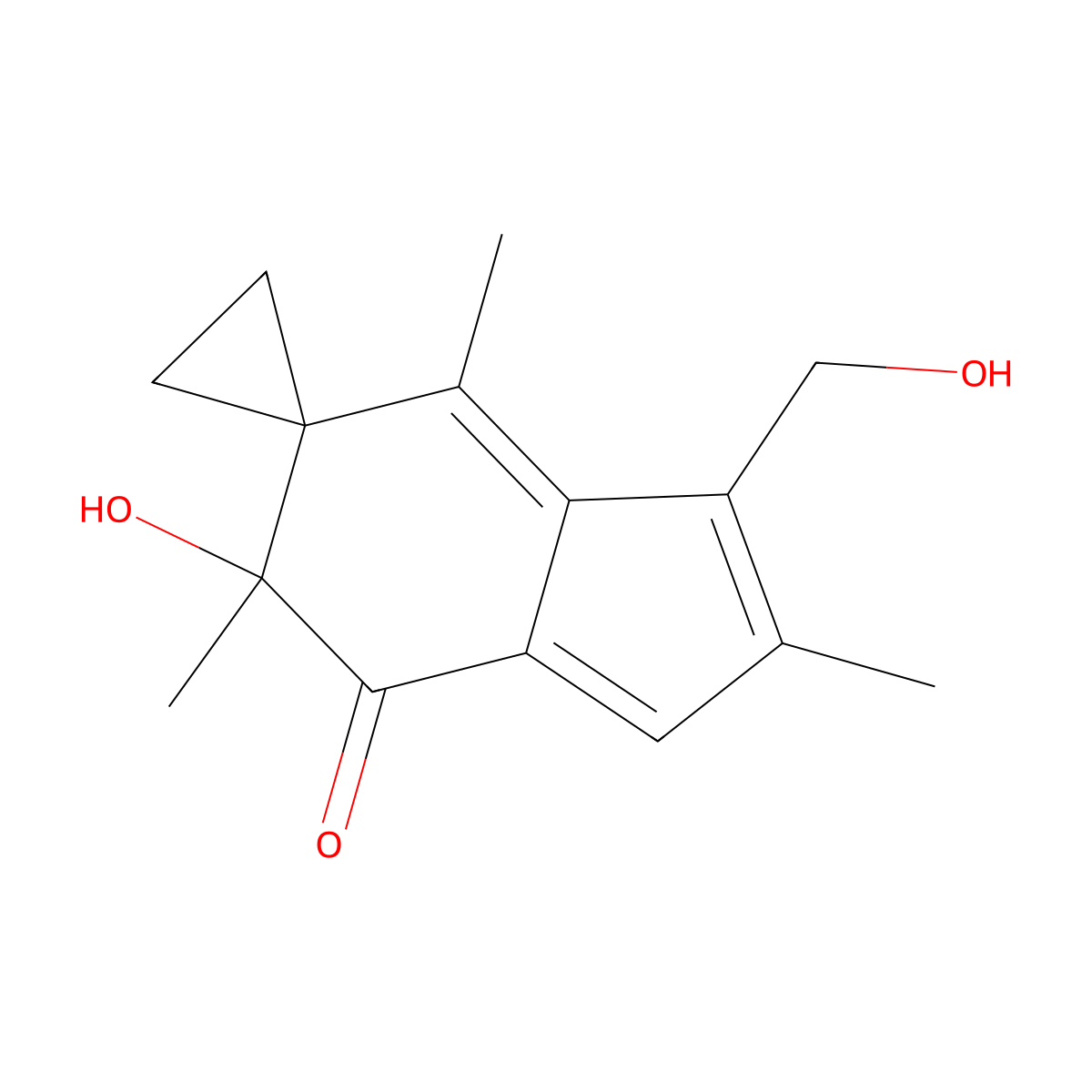 (-)-Irofulven molecular structure, CAS 158440-71-2
