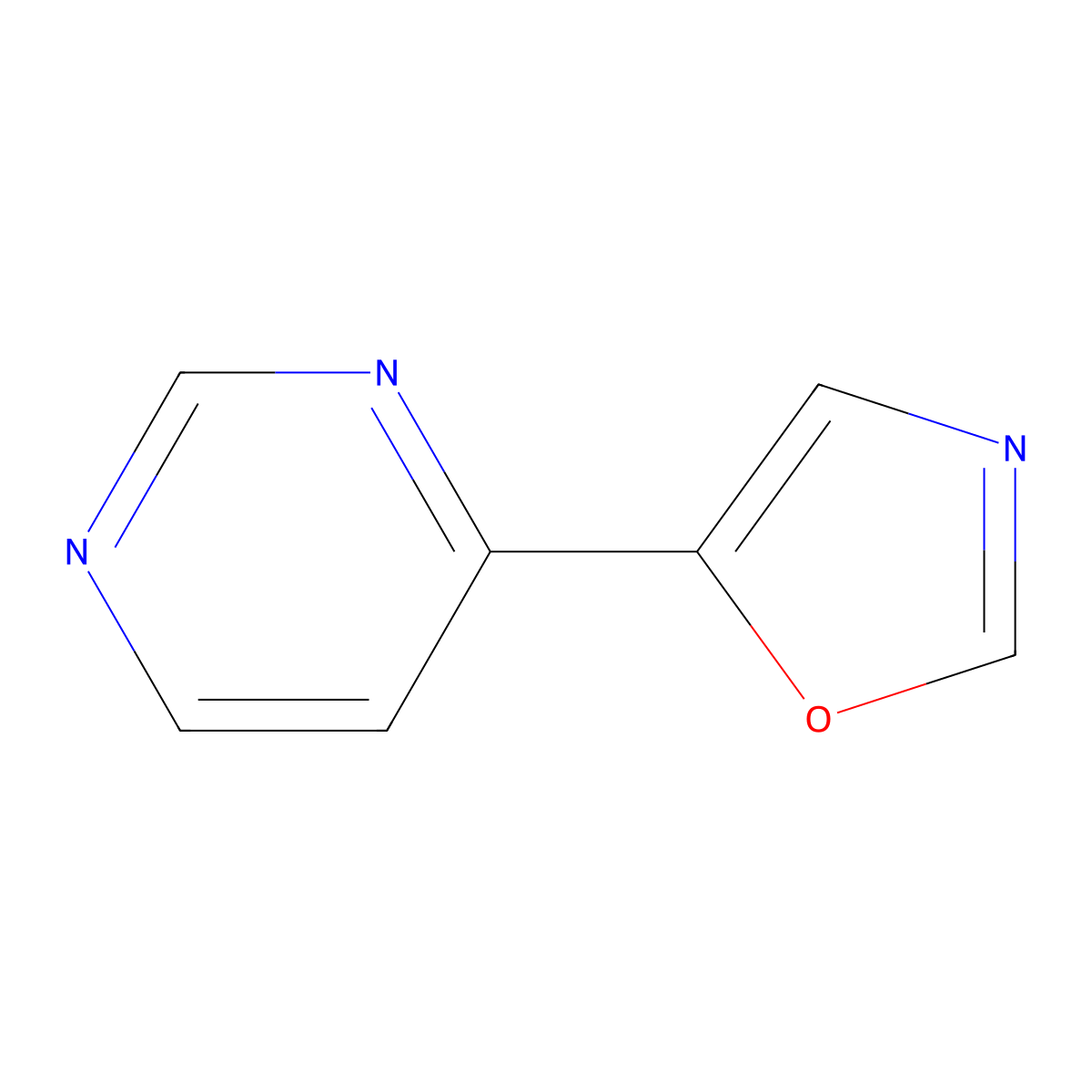 5-(Pyrimidin-4-yl)oxazole molecular structure, CAS 1584696-41-2