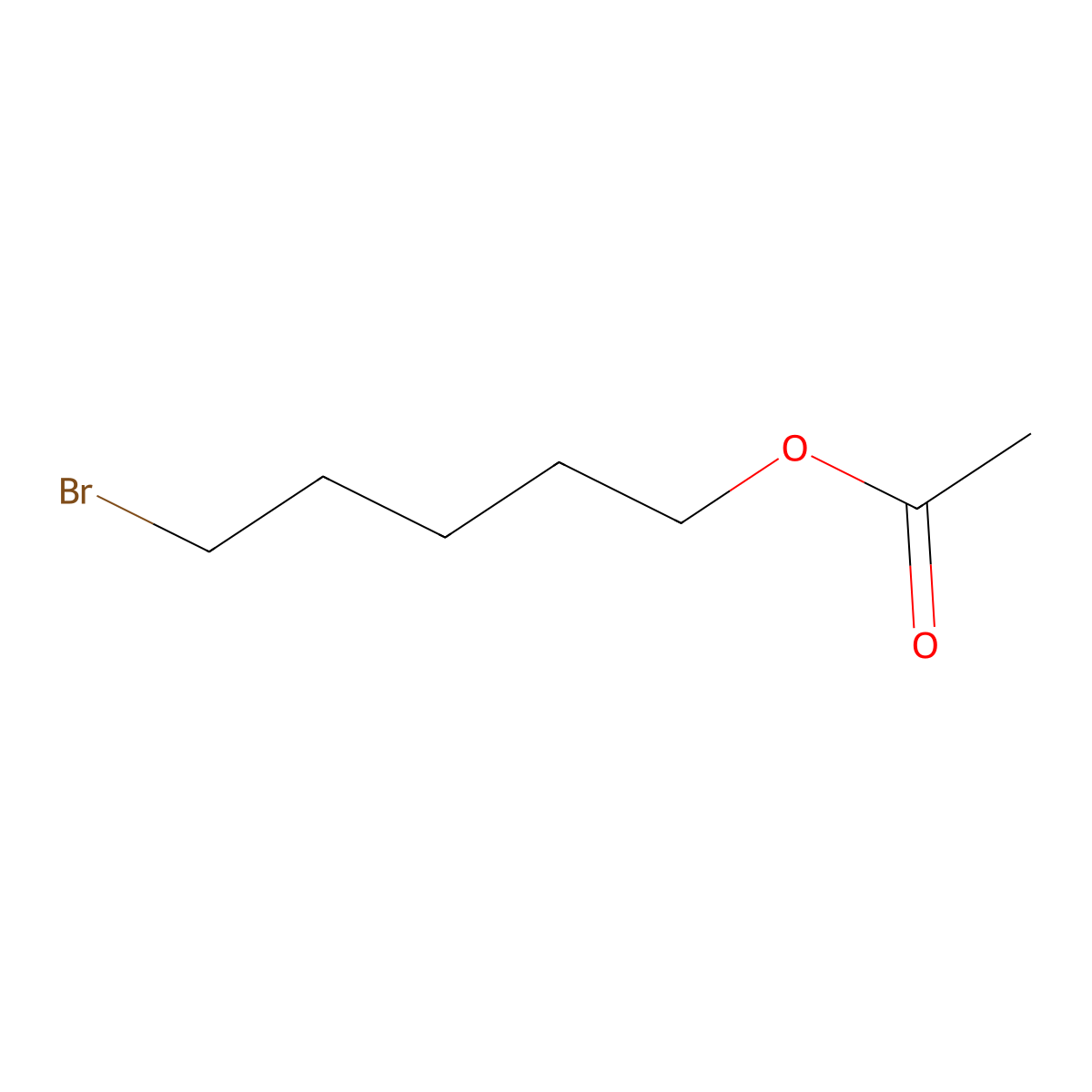 5-Bromopentyl acetate molecular structure, CAS 15848-22-3