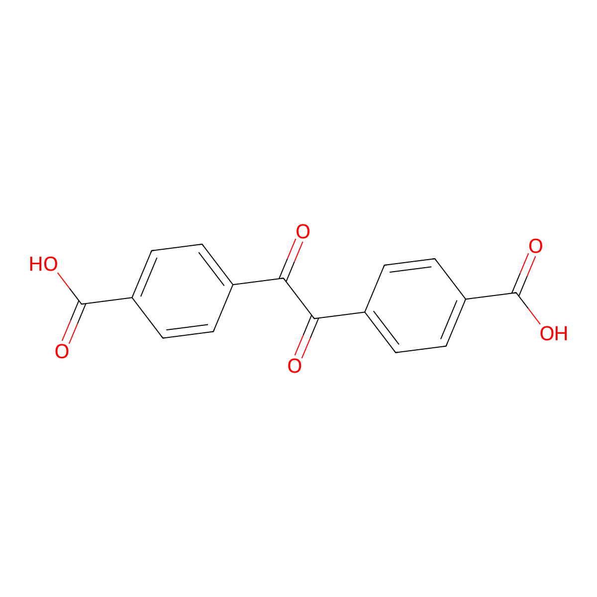 4,4'-Oxalyldibenzoic acid molecular structure, CAS 1585-67-7