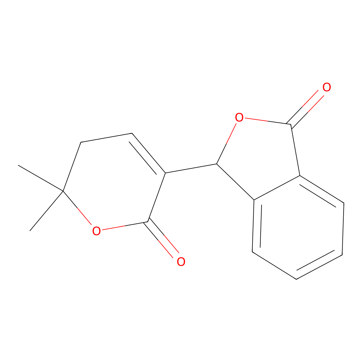 Catalpalactone molecular structure, CAS 1585-68-8