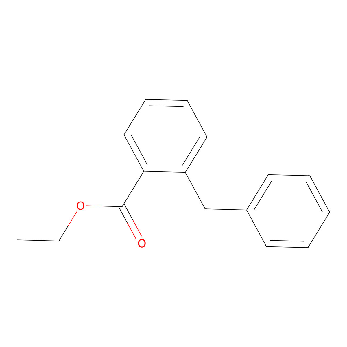 Ethyl 2-benzylbenzoate molecular structure, CAS 1585-99-5