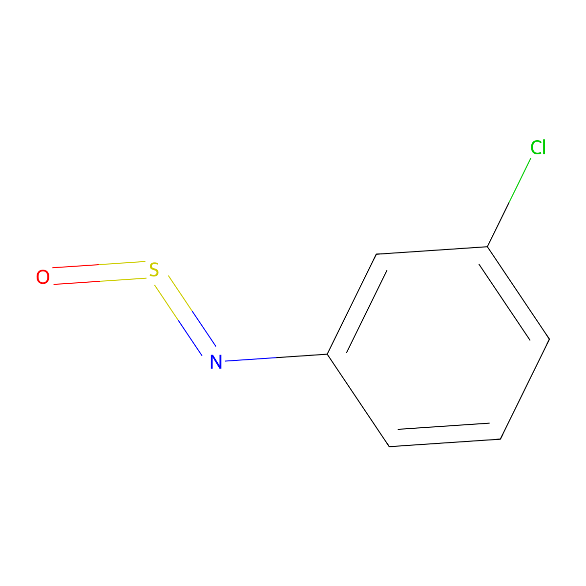 1-Chloro-3-(sulfinylamino)benzene molecular structure, CAS 15851-82-8