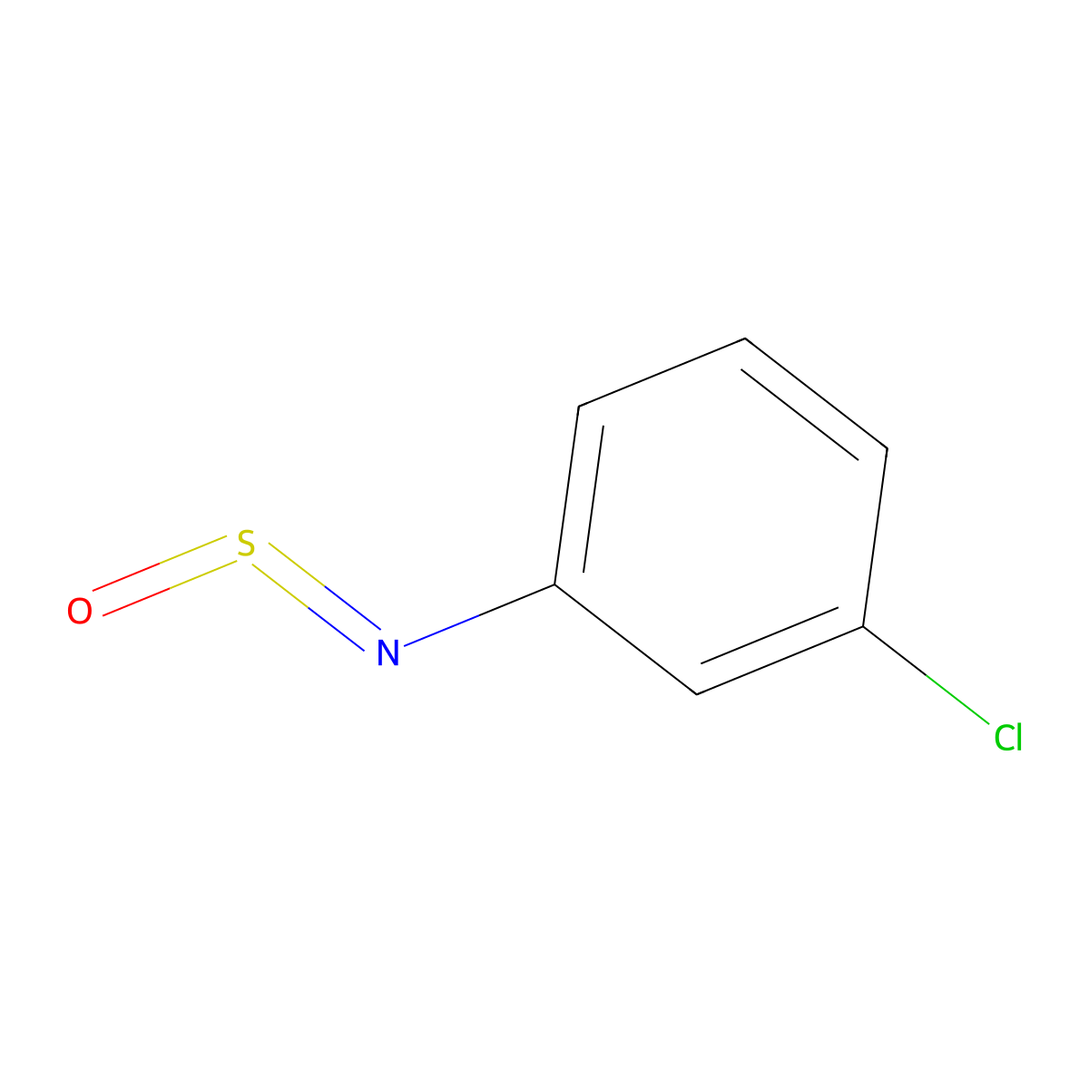 1-Chloro-3-(sulfinylamino)benzene molecular structure, CAS 15851-82-8