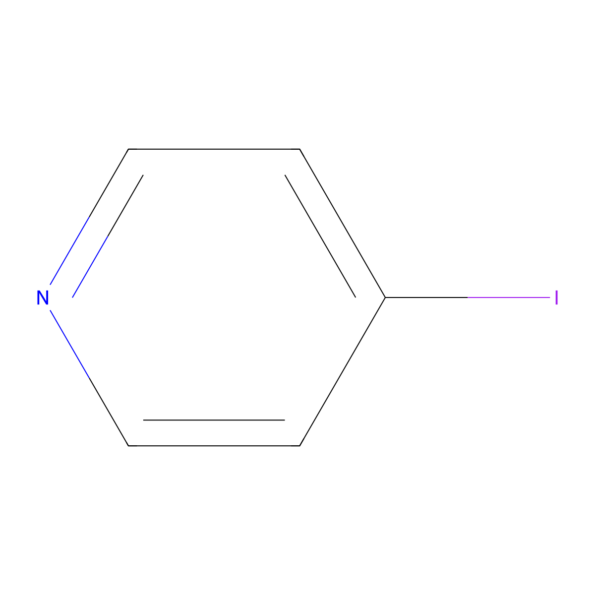4-Iodopyridine molecular structure, CAS 15854-87-2