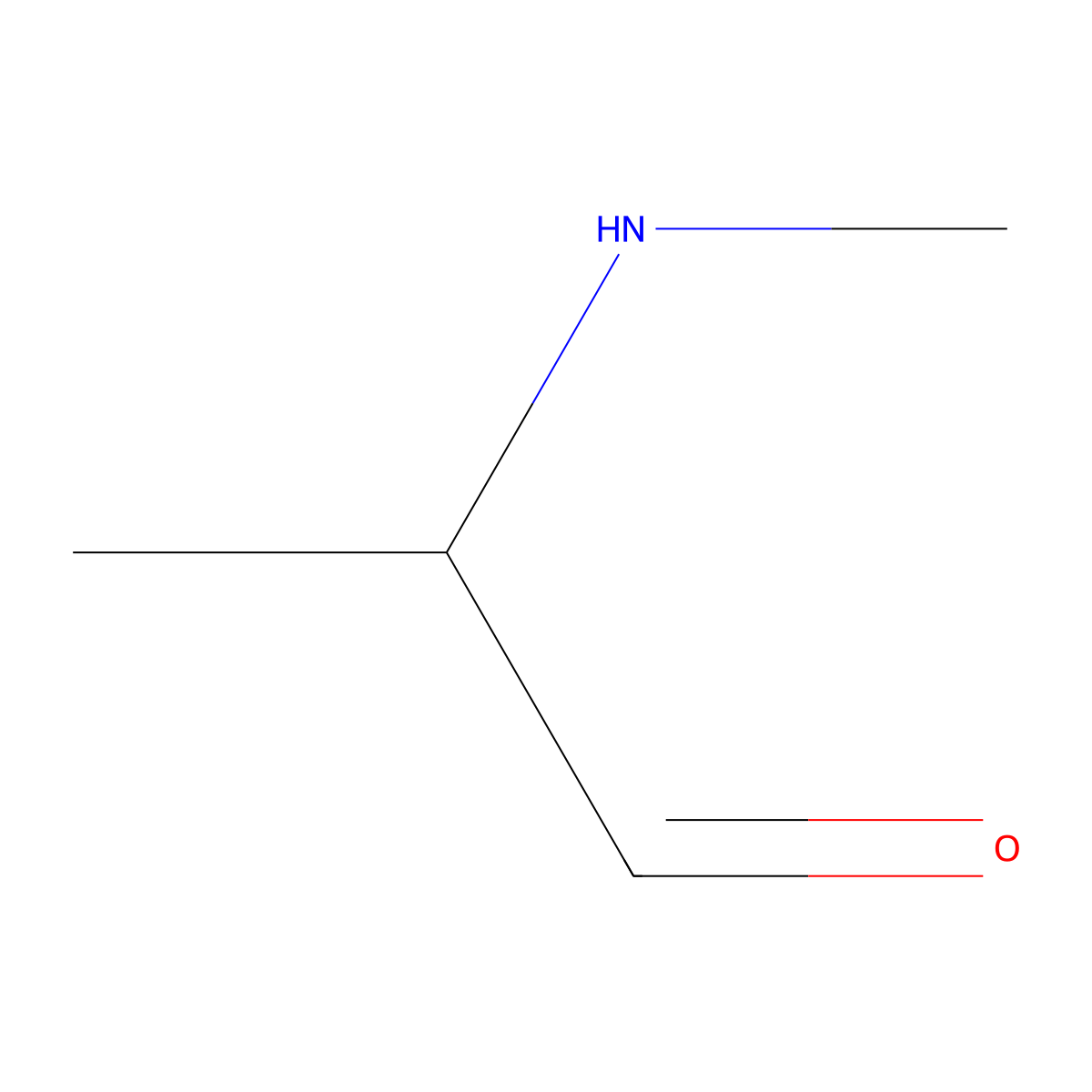 2-(Methylamino)propanal molecular structure, CAS 158556-02-6