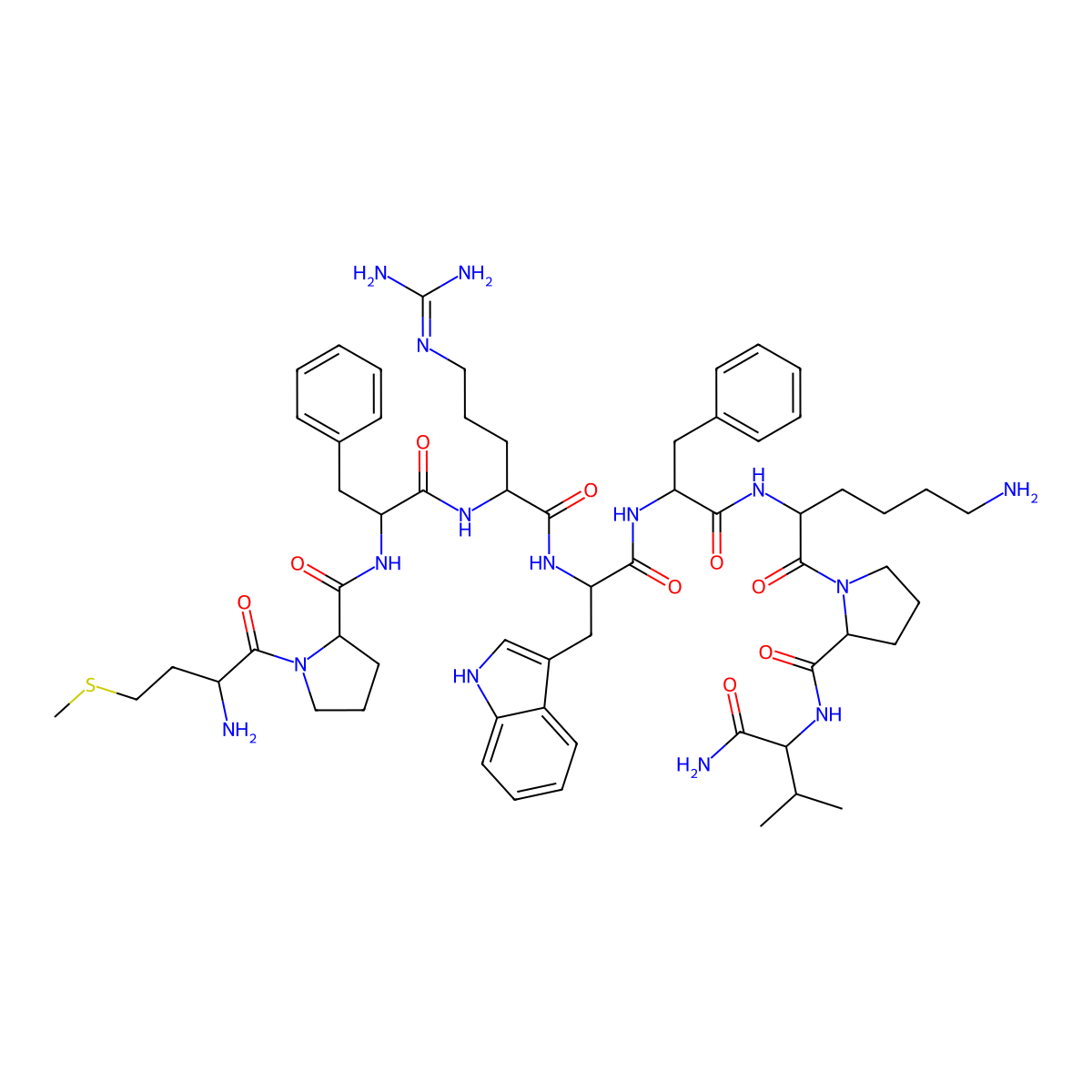 Nonapeptide-1 molecular structure, CAS 158563-45-2