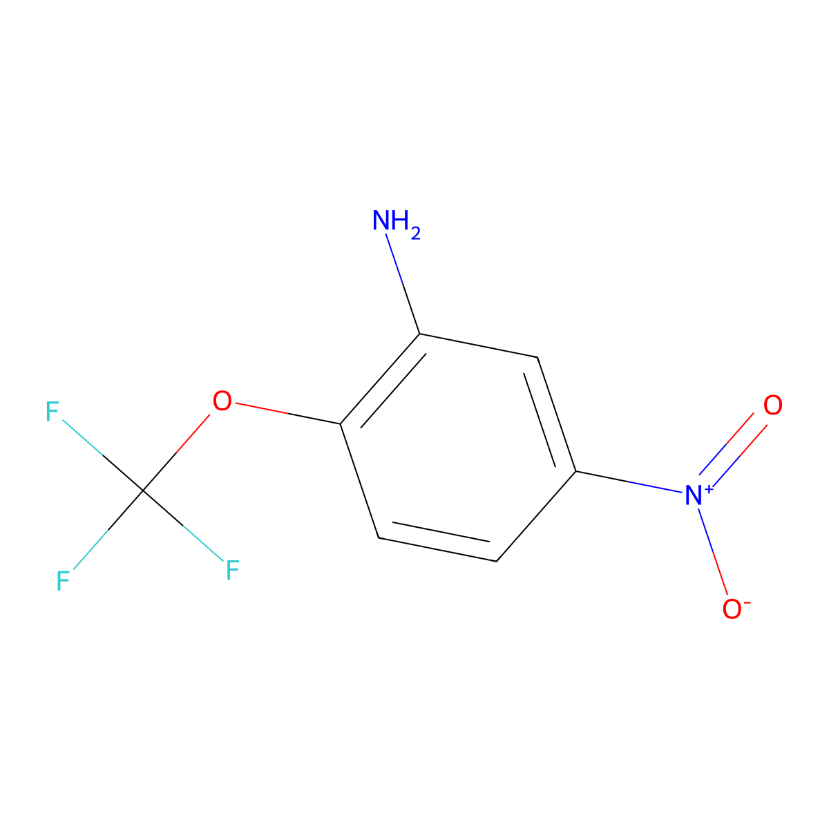 5-Nitro-2-(trifluoromethoxy)aniline molecular structure, CAS 158579-82-9