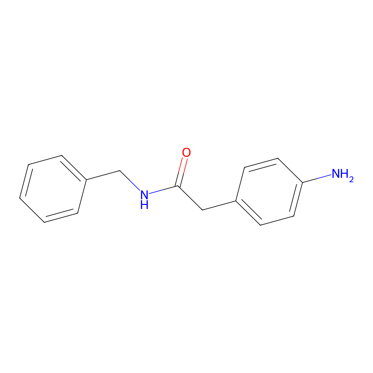 2-(4-Aminophenyl)-N-benzylacetamide molecular structure, CAS 1585909-74-5