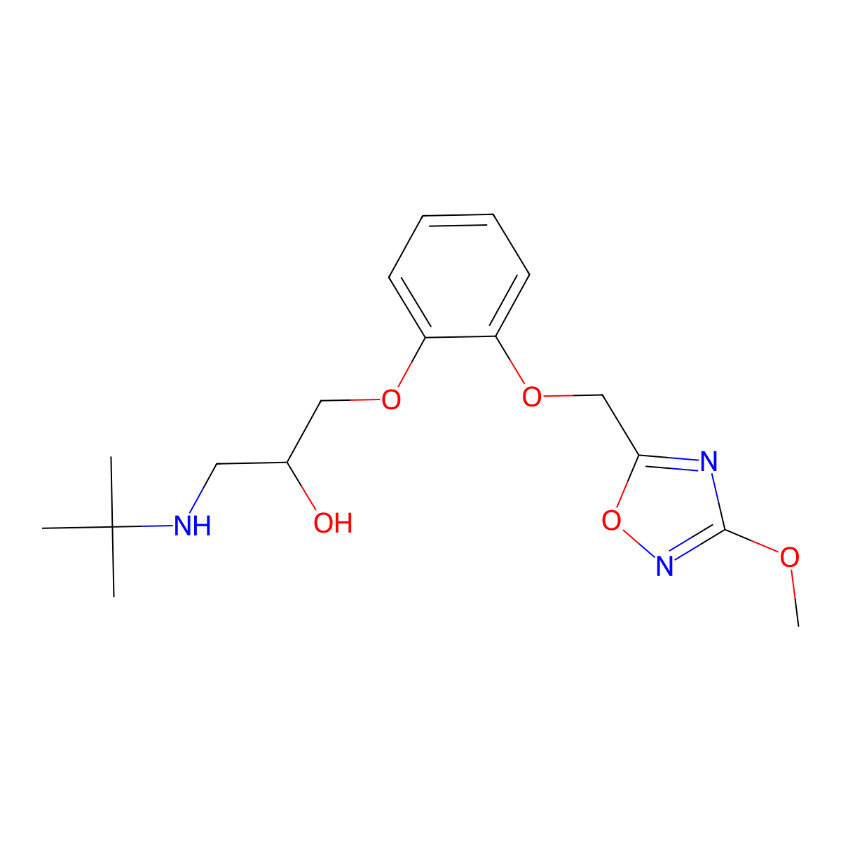 Zoleprodolol molecular structure, CAS 158599-53-2