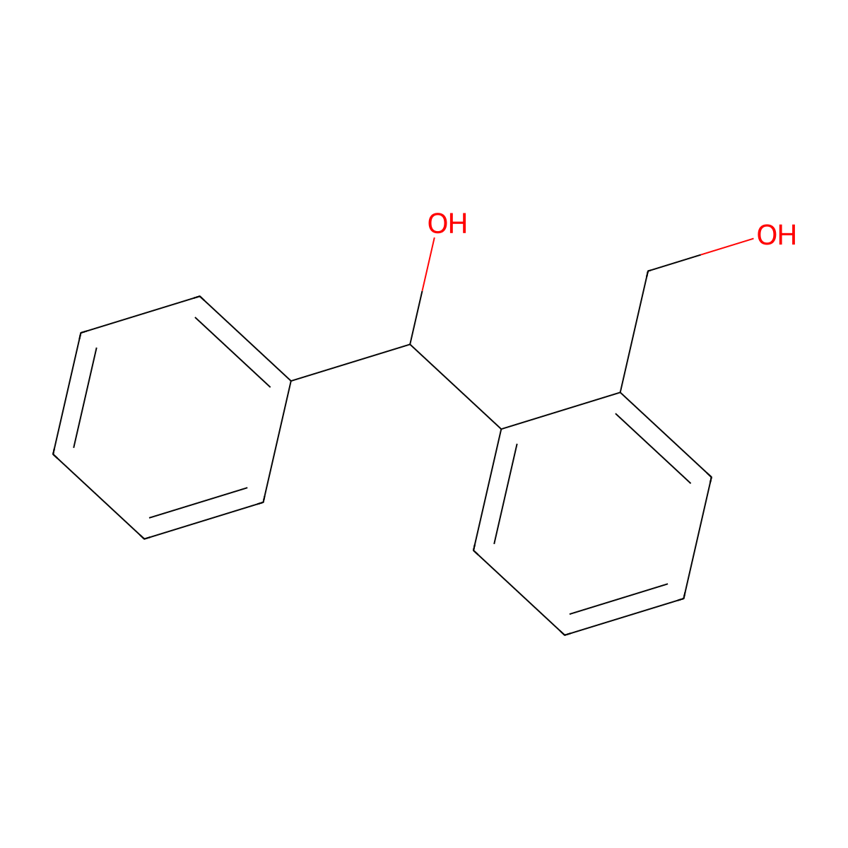 alpha1-Phenyl-1,2-benzenedimethanol molecular structure, CAS 1586-01-2