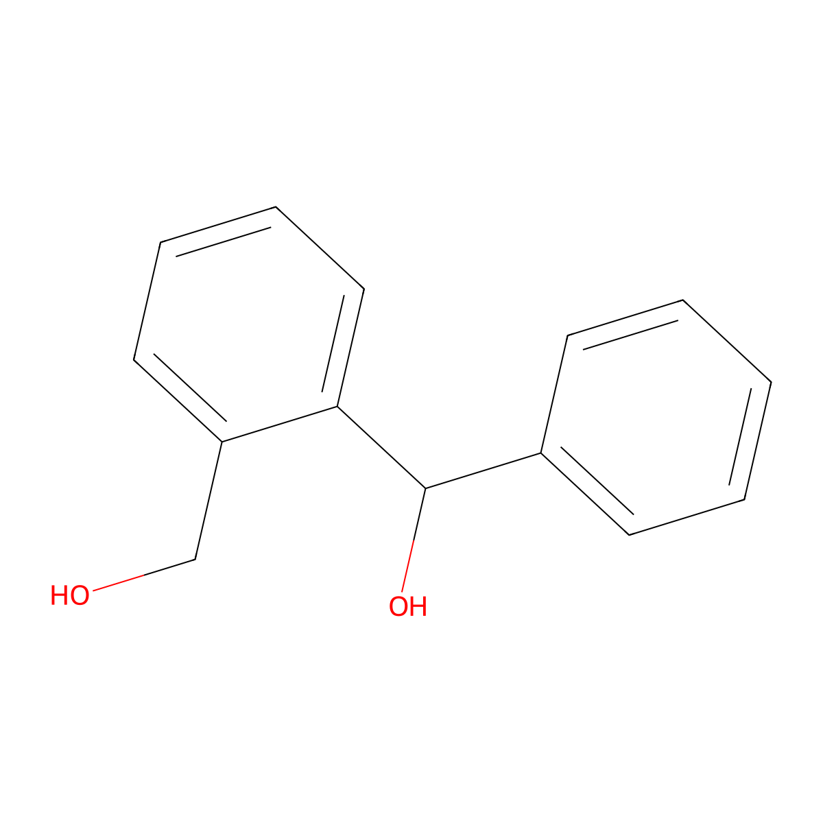 alpha1-Phenyl-1,2-benzenedimethanol molecular structure, CAS 1586-01-2