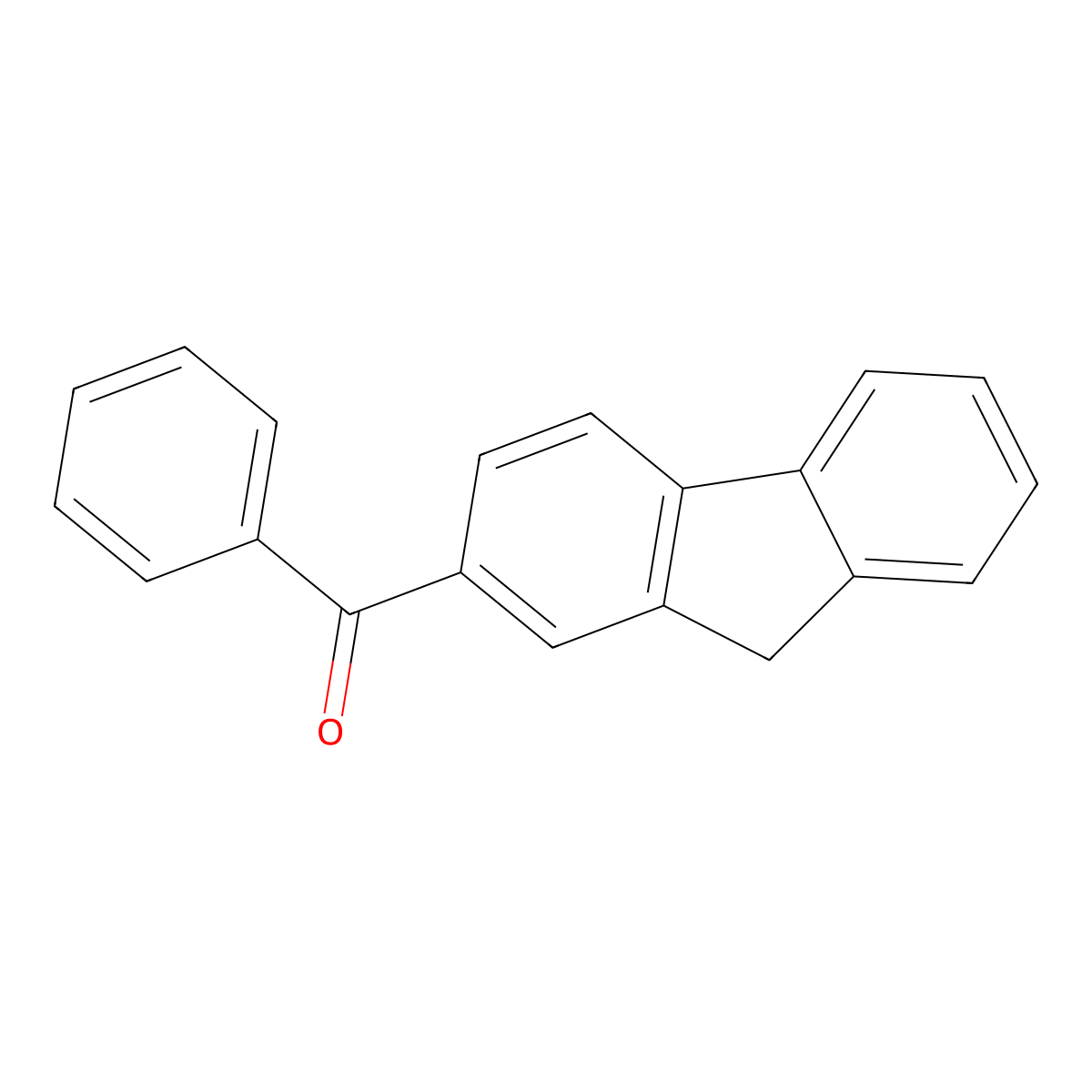 Methanone, 9H-fluoren-2-ylphenyl- molecular structure, CAS 15860-31-8