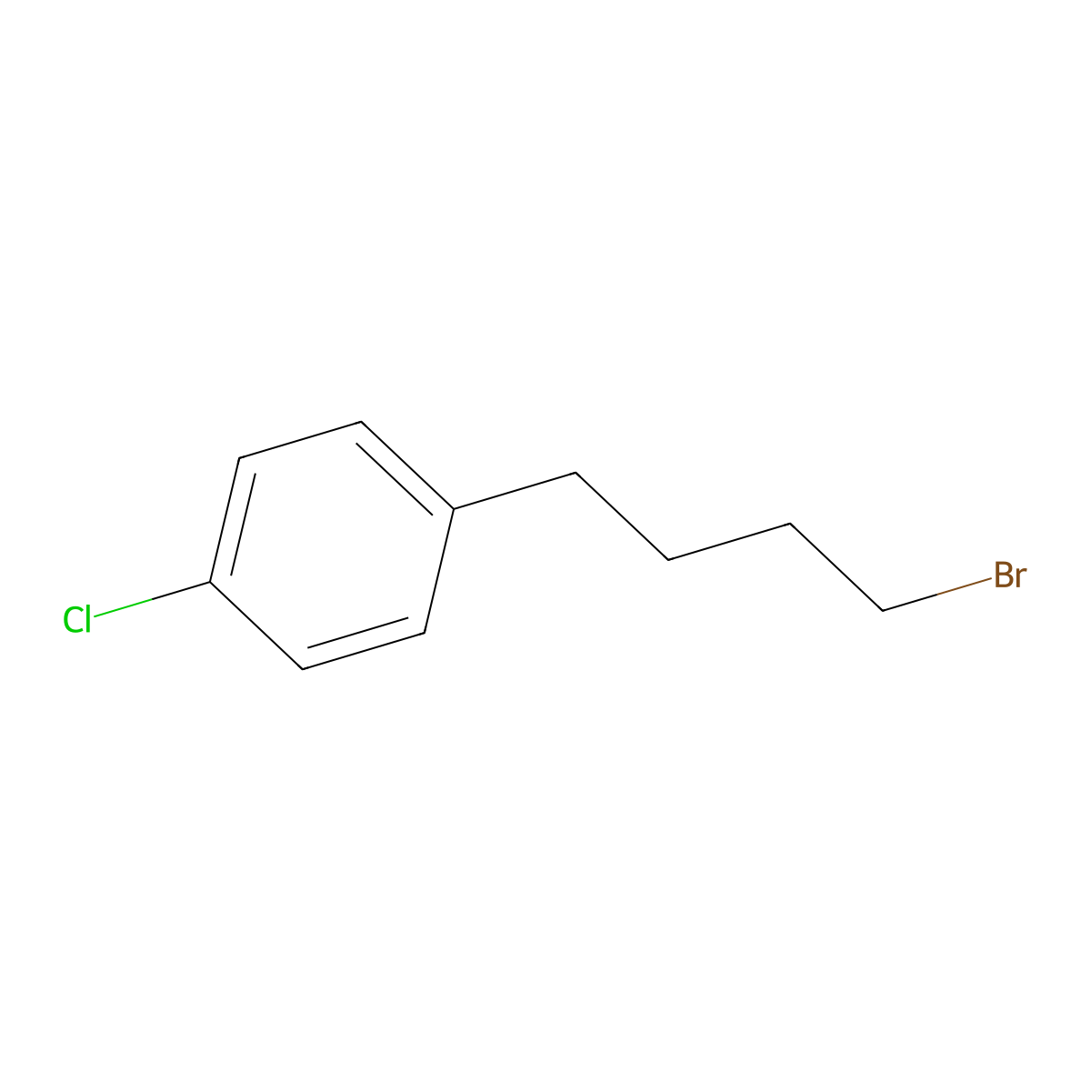 1-(4-Bromobutyl)-4-chlorobenzene molecular structure, CAS 158607-05-7