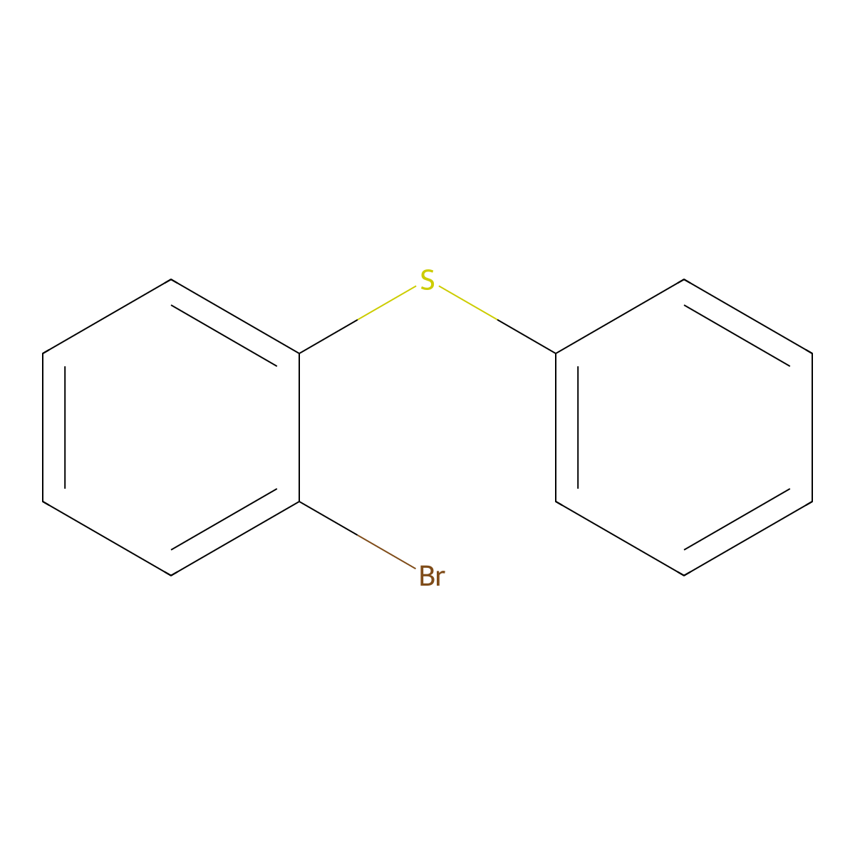 1-Bromo-2-(phenylsulfanyl)benzene molecular structure, CAS 15861-48-0