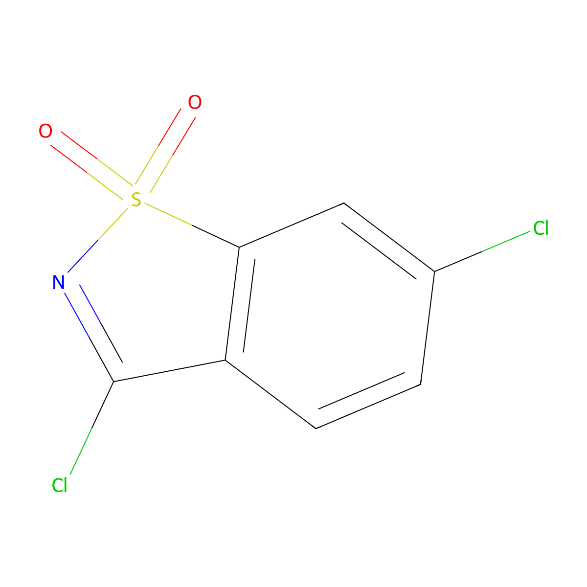 6-Chloropseudosaccharyl chloride molecular structure, CAS 15864-53-6