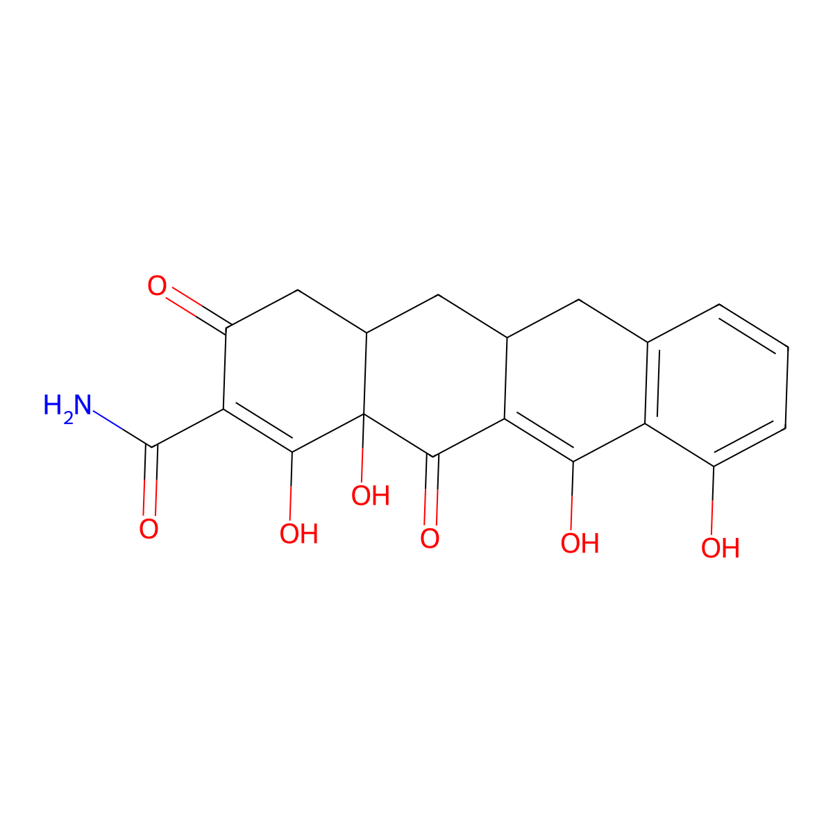 Metastat molecular structure, CAS 15866-90-7