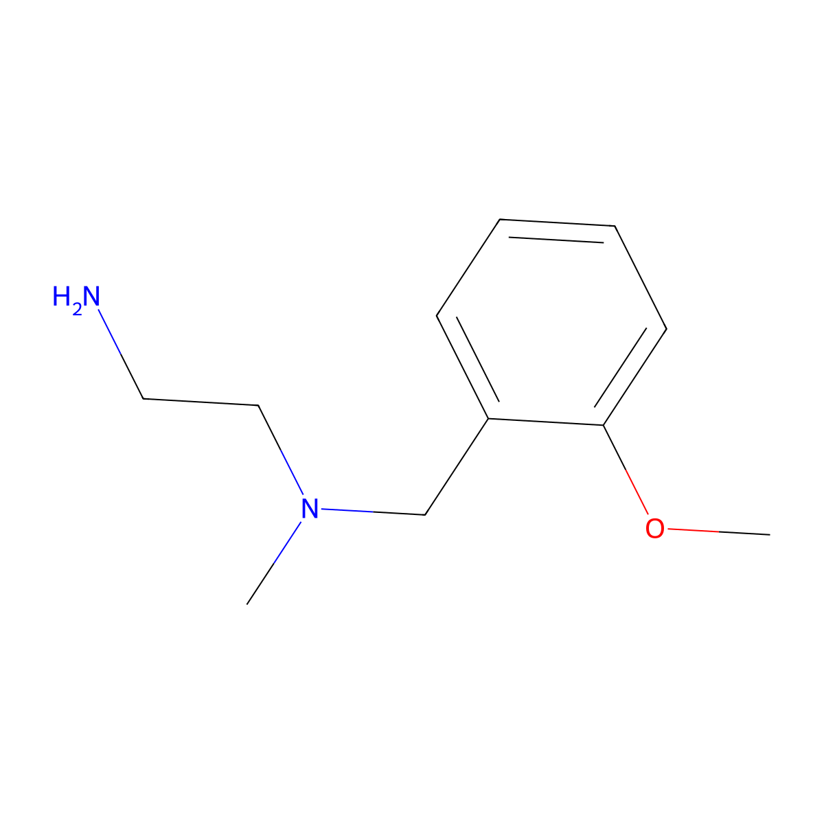 N1-(2-methoxybenzyl)-N1-methylethane-1,2-diamine molecular structure, CAS 158663-49-1